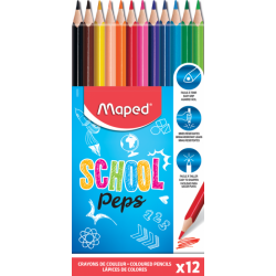 CRAYONS COUL SCHOOL PEPS  MAPED