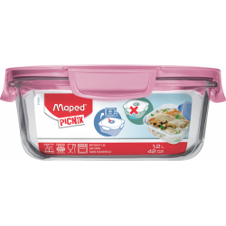 CONCEPT ADULT GLASS LUNCH BOX TENDER PINK-2