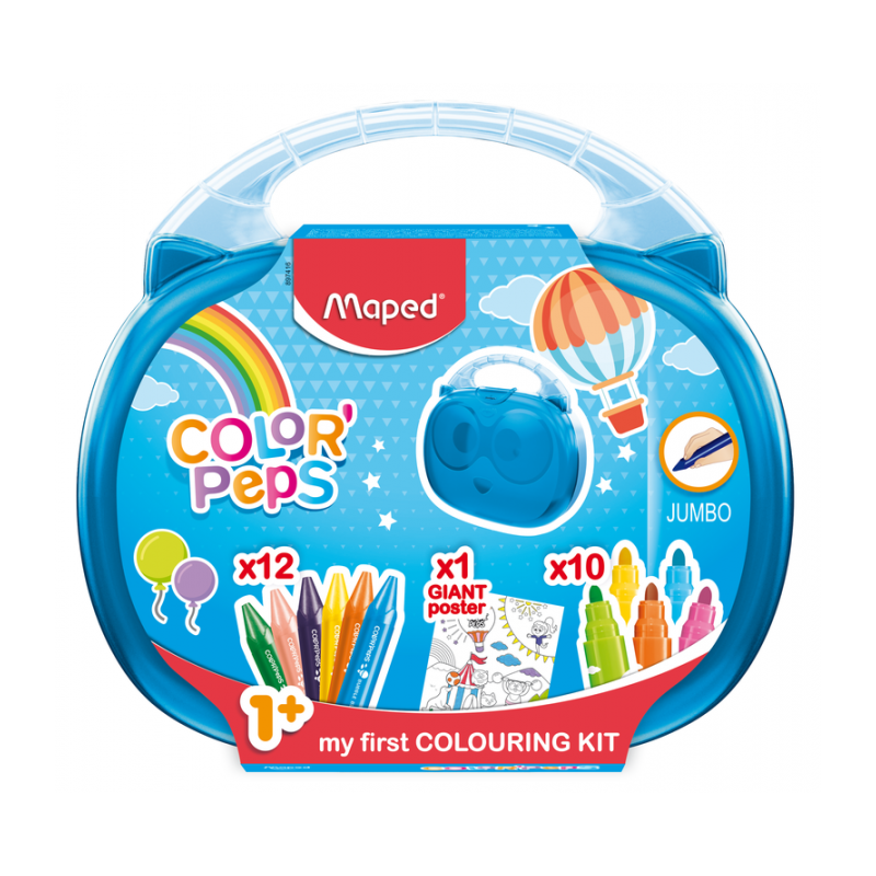 FULL COLOURING CASE EARLY AGE PLASTIC BOX
