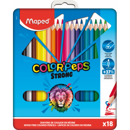Accessoires de Coloriages Maped : Pochette 12 Crayons Ccouleur COSMIC