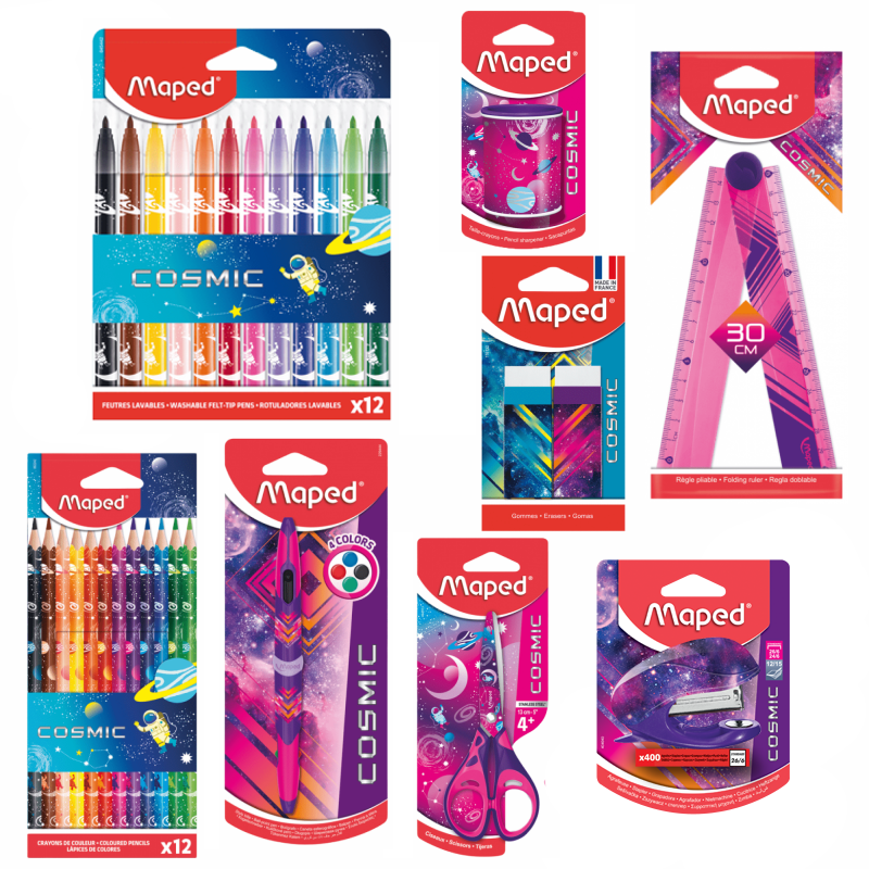 Kit fournitures scolaires Mini Cute rose – Maped France