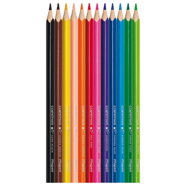 CRAYONS DE COULEUR COLOR'SPEPS X12