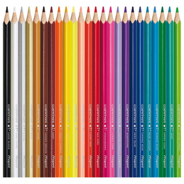 CRAYONS DE COULEUR COLOR'SPEPS X24