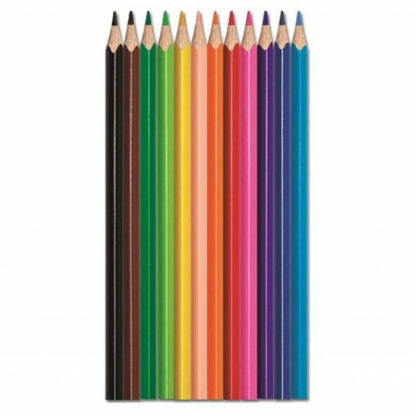 CRAYONS DE COULEUR COLOR'PEPS X12 METAL BOX