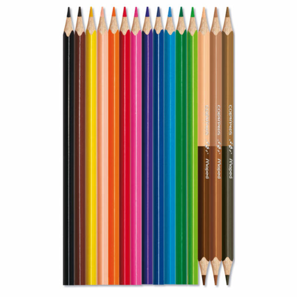 CRAYON DE COULEURS COLOR'PEPS X12 +3 DUO