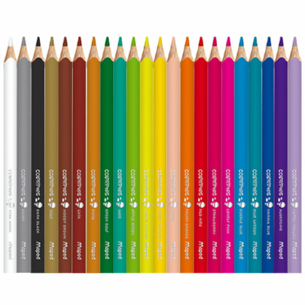 CRAYONS DE COULEUR JUMBO COLOR'PEPS X24