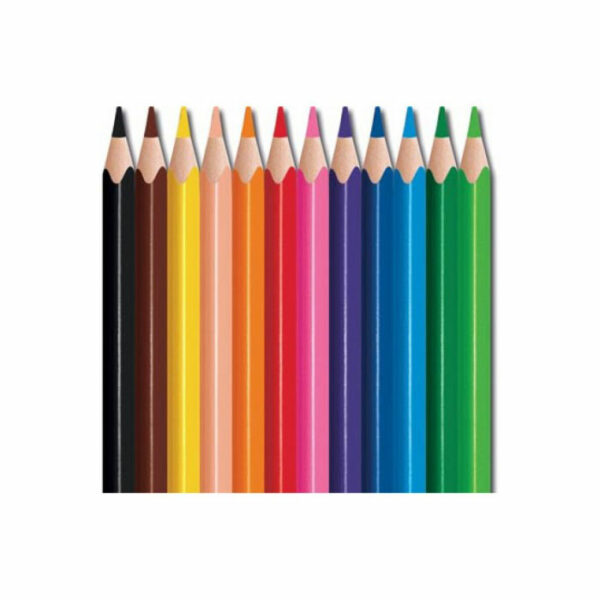 CRAYONS DE COULEUR COLORPEPS MINI STRONG X12