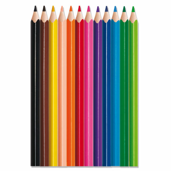 CRAYON  DE COULEUR  STRONG  JUMBO X 12