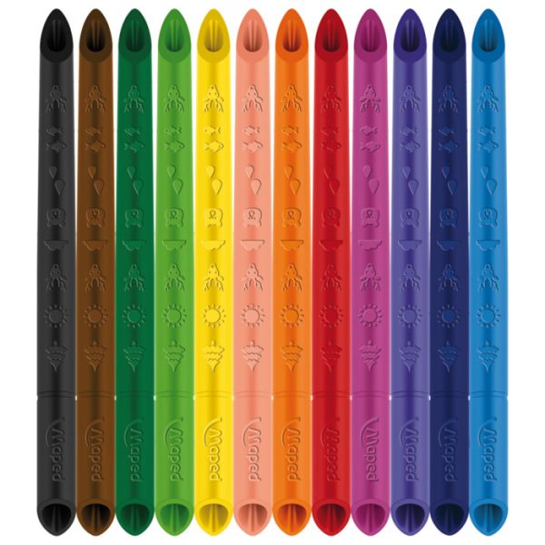 12 CRAYONS COLORPEPS INFINITY MAPED