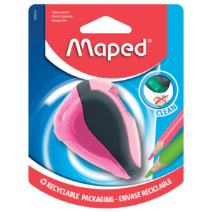 BLISTER TAILLE-CRAYONS CLEAN 2 TROUS MAPED