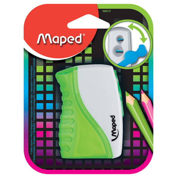 TAILLE CRAYON 2Trou AV RESERVE MAPED