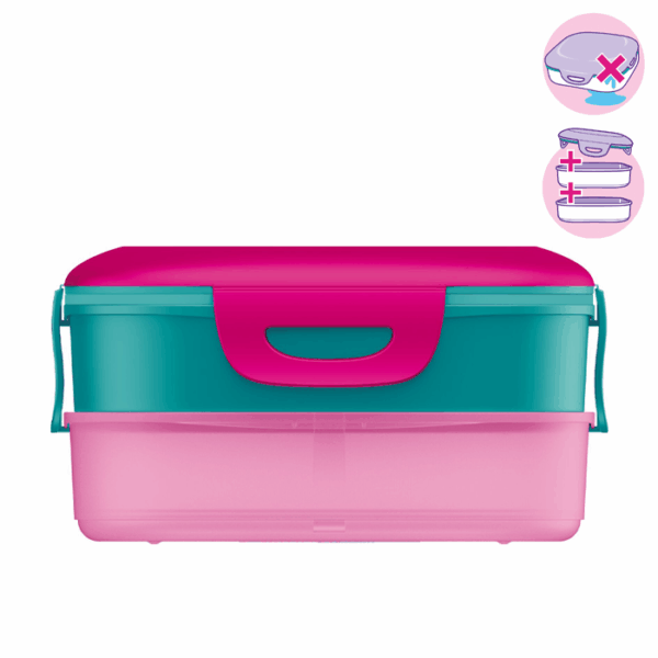 BOITE A DEJEUNER 2 COMPARTIMENTS 1.4L BARBIE