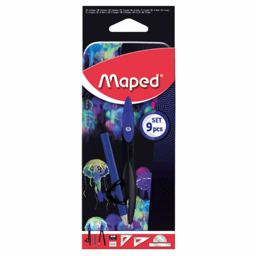 MATH SET 9PCE DEEPSEA PARADISE