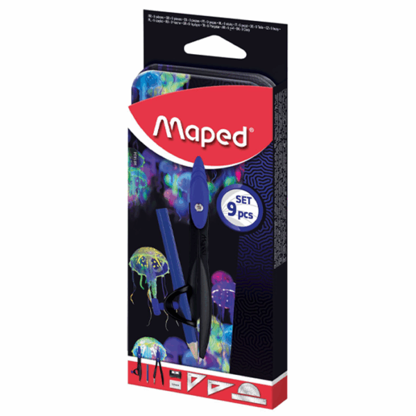 MATH SET 9PCE DEEPSEA PARADISE